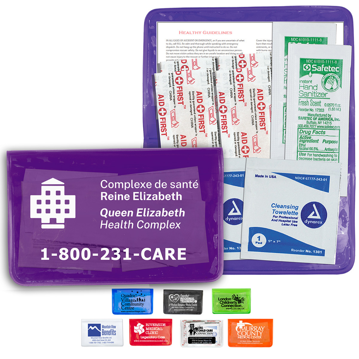 10 Piece Stay Clean First Aid Kit
